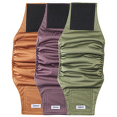 Bandas lavables VUNCESSIN para perro macho talla mediana, reutilizables para entrenamiento y reducción de desechos.