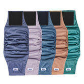 VUNCESSIN pañales para perro macho XXL, pack de cinco, con diseños variados y ajustado estilo.