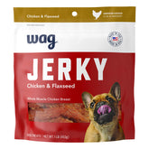 WAG Jerky: pechuga de pollo entera, premio sabroso y masticable para perros.