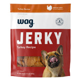 WAG tiras-pavo-curadas-suaves para perros, textura agradable para masticar