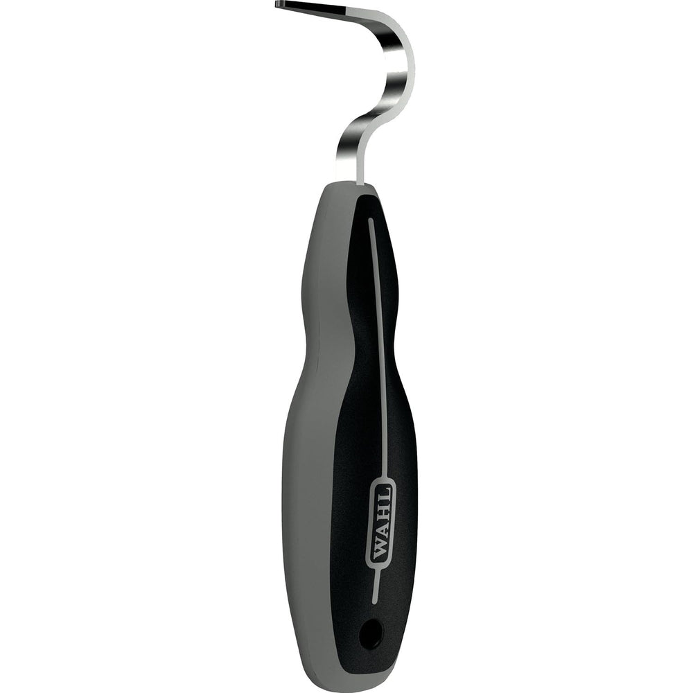 WAHL limpiapezuñas con mango ergonómico facilita el agarre durante la limpieza