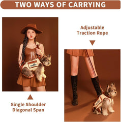 Wakytu bolsa de premios para perro, ideal para entrenamiento.