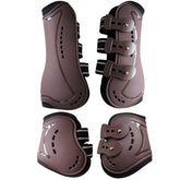 Botas Wandrola frente tendón marrón: protección estable para saltos y pista.