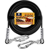 Watfoon cable exterior 30ft, duradero para paseos y entrenamiento.