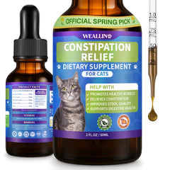 WEALLIN alivio del estreñimiento en gatos, gotas para la digestión suave