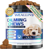WEALLIN empaque de 200 unidades, golosinas calmantes para perros.