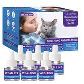 WeAllin seis-pack difusor gatos, cuidado calmante para convivencia sin estrés.