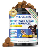 WEALLIN vitaminas para perros, caja del producto para primera impresión y comodidad de compra.