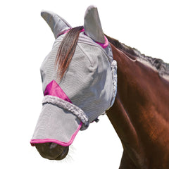 WeatherBeeta careta de malla para poni: orejas y nariz visibles para mejor control