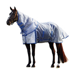 WeatherBeeta Ripshield manta anti moscas con cuello desmontable, frontal protege del sol.