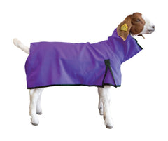 Weaver Leather Livestock manta-cabra-mediana-morada protege del clima y facilita el cuidado diario.