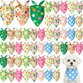Bandana Weewooday para perros, diseño floral multicolor para primavera.