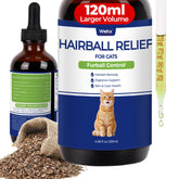 Wellix gotas, frasco visible, control de bolas de pelo en gatos.