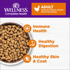 Wellness Complete Health: bolsa de 5 libras de croquetas de pollo real para gatos, ideal para comidas diarias
