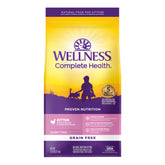 Wellness Complete Health Kitten croquetas en cuenco para energía diaria