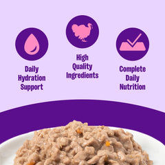 Wellness Complete Health alimento húmedo sin cereales para gatos.
