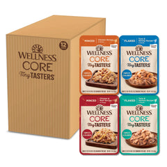 Wellness CORE Bocados diminutos bolsita de atún con gambas, proteína para gatos