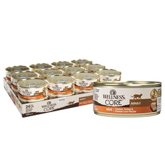 Wellness CORE Pate para gato, lata de 5.5 oz, proteína de calidad.