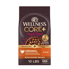 Wellness CORE+ croquetas para razas pequeñas con proteína alta para energía diaria
