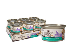 Wellness CORE+ Pate pollo-atun en lata, proteína alta para gatos activos