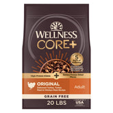 Wellness CORE+ trozos congelados de pavo para perros, apoyo energético