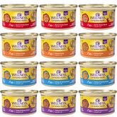 Wellness Natural Premium Paté para gatos: pack de 12 latas para uso diario.