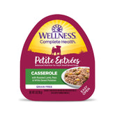 Wellness Petite Entrées: cordero asado con guisantes y batatas blancas, ideal para perros pequeños.