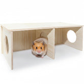 Wenriko Hamster Peep Tunnel observación: ventana para vigilar el descanso sin molestar.