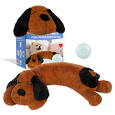 WEOK Puppy Heartbeat Toy, vista del juguete suave para tranquilidad al estar solo