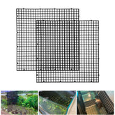 Weramics divisor de acuario: paneles de plástico negro, 2 piezas, para seguridad de peces.