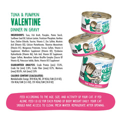 Weruva BFF Minced Valentine: trozos de atún y calabaza en salsa, textura jugosa
