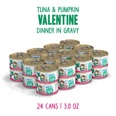 Weruva BFF textura suave de atún y calabaza, ideal para paladares exigentes.