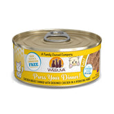 Weruva Classic Cat Paté presiona la cena con pollo, experiencia sabrosa para gatos.