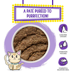 Weruva Classic Cat Paté res y pollo sin granos para gatos sensibles