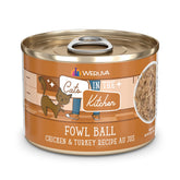 Weruva Gatos en la Cocina: bola de pollo y pavo en lata 6oz pack de 24 para gatos.