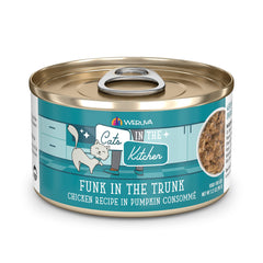 Weruva Gatos en la Cocina Funk en el Tronco, lata 3.2oz, conveniente pack 24