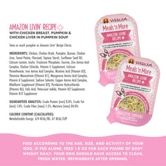 Weruva Meals n More Natural, combinación de hígado y calabaza para sabor y nutrición.