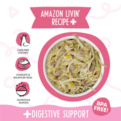 Weruva Meals n More Natural con pumpkin y quinoa, apoyo digestivo para perros.