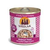 Weruva Mideast Feast: lata tilapia en salsa para gatos, sabor marino.