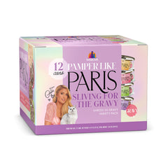 Weruva Paris Hilton Pamper Like Paris, lata 2.47 oz, comida húmeda premium para gatos.
