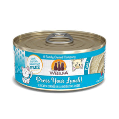 Weruva presiona tu almuerzo: paté de pollo suave para gatos activos