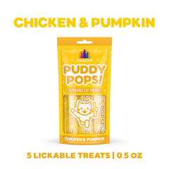 Weruva Puddy Pops textura suave ideal para lamido fácil.