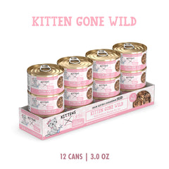 Weruva Salmón y Atún, lata 3oz para gatitos, opción sabrosa.