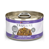 Weruva TruLuxe Cena Steak Frites: carne sabrosa y calabaza en salsa para gatos.