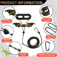 Arnés Wesnoy para dragón barbudo talla mediana con hebilla ajustable