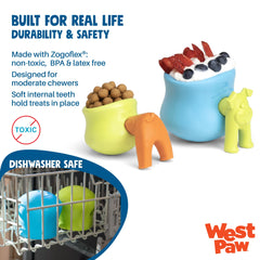 WEST PAW Zogoflex Toppl, ideal para comidas lentas durante la hora de comer