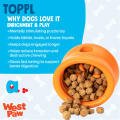 WEST PAW Zogoflex Toppl, dispensador de premios para juego prolongado