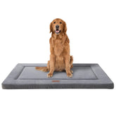 WESTERN HOME Cama para perro grande, superficie ondulada suave para mayor confort.