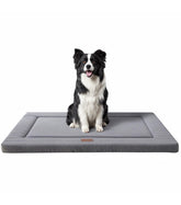 Western Home cama para perros en jaula: vista general para descanso cómodo.
