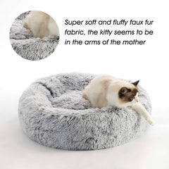 Western Home WH cama redonda de 24 pulgadas para mascotas, apoyo cómodo para dormir